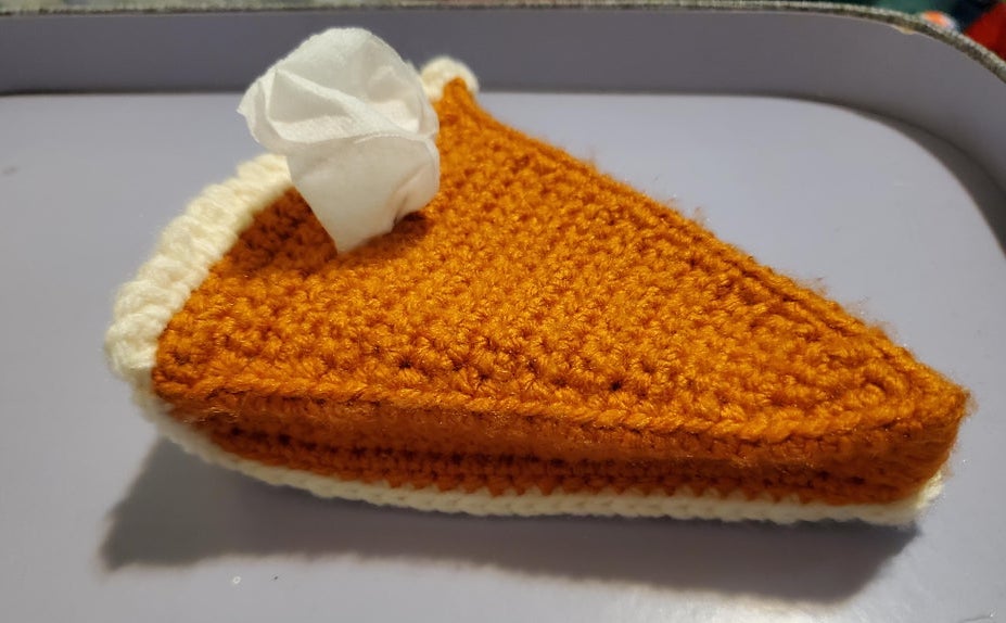 Pumpkin Pie Tissue Holder